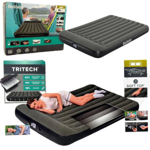 Materac Dmuchany Z Wbudowaną Pompką Tritech