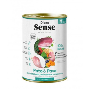 Dibaq Sense Mokra Karma Dla Psów Wszystkich Ras Kaczka z Indykiem 380 g