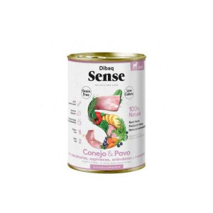 Dibaq Sense Mokra Karma Dla Psów Wszystkich Ras Królik z Indykiem 380 g
