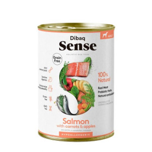 Dibaq Sense Mokra Karma Dla Psów Wszystkich Ras Łosoś ze Śledziem 380 g