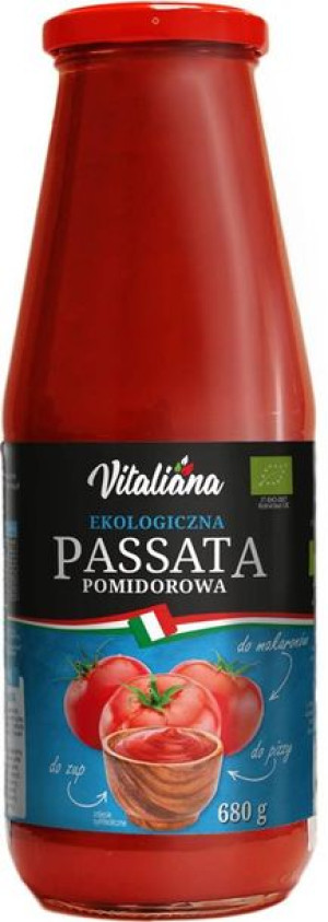 Passata pomidorowa klasyczna przecier Bio 700 g Vitaliana