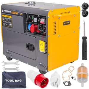 Agregat Prądotwórczy Diesel 6,5kw 230v 400v Ats Pm-agr-6500md / Pm1224