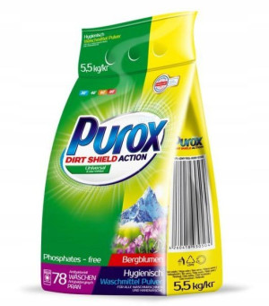 Wydajny Proszek do prania PUROX Universal 5,5 kg