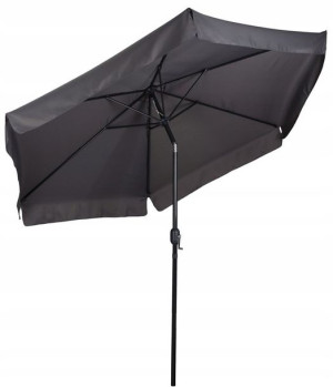 Duży Parasol Ogrodowy Skośny Składany 300 Cm
