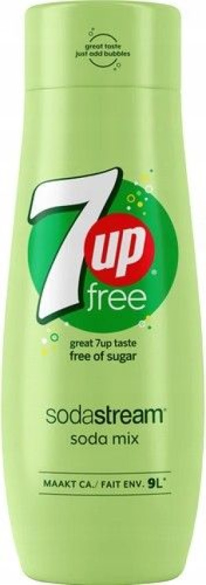 SodaStream 7UP Free Zero Cukru syrop koncentrat 440 ml do Saturatora