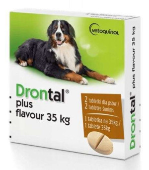 Drontal Tabletki Dla Psów Dużej Rasy 2szt