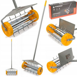 Aerator Wertykulator Do Trawy Ręczny Walcowy 34cm
