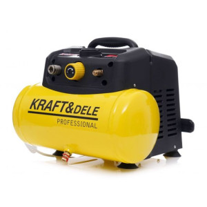 Kompresor Bezolejowy 6l 8bar Cichy 1,1 Kw 180l/min