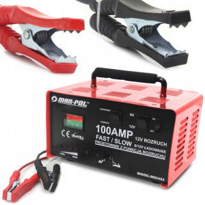 Prostownik Z Rozruchem 100a 6v 12v Ładowarka 200ah