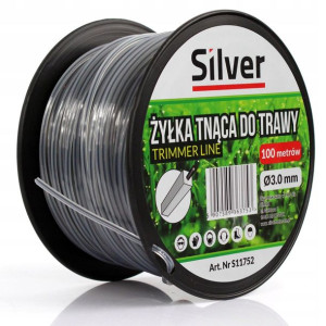 Żyłka tnąca Silver S11752 3mm 100m kwadrat