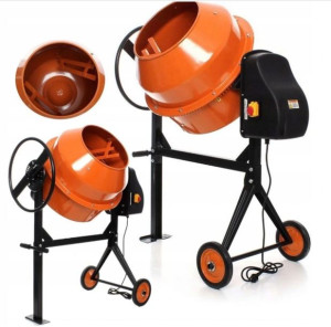 Betoniarka Żeliwna 200l 1250w Mieszarka Mieszalnik
