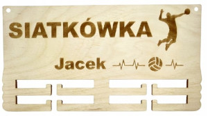 Wieszak drewniany na MEDALE Siatkówka INNE Sporty