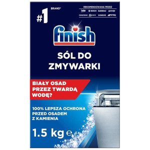 Finish Sól do Zmywarki Zmiękczająca Wodę 1,5 kg