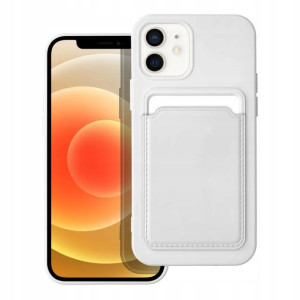 Futerał CARD CASE do IPHONE 12 / 12 Pro biały