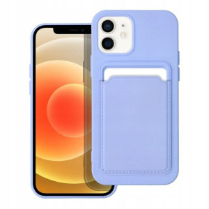 Futerał CARD CASE do IPHONE 12 / 12 Pro fioletowy