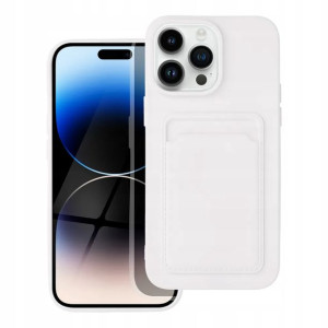Futerał CARD CASE do IPHONE 14 PRO MAX biały