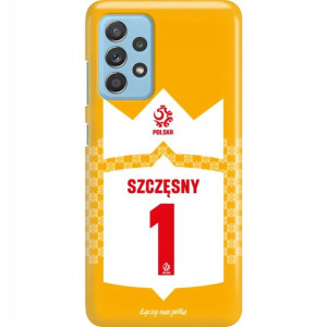 Futerał na licencji PZPN do Samsung A33 5G żółty