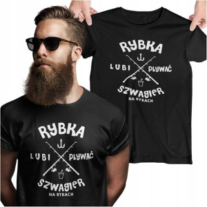 Koszulka Dla Szwagra Szawgier Rybka Lubi Urodziny