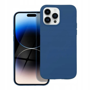 Futerał SILICONE do IPHONE 14 PRO MAX niebieski