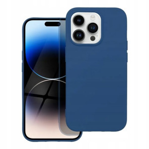 Futerał SILICONE do IPHONE 14 PRO niebieski