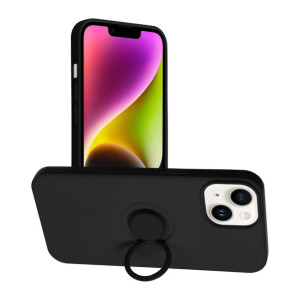 Futerał SILICONE RING do IPHONE 14 czarny