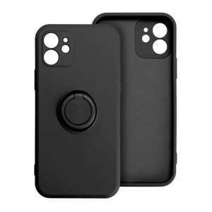 Futerał SILICONE RING do IPHONE 14 PRO czarny