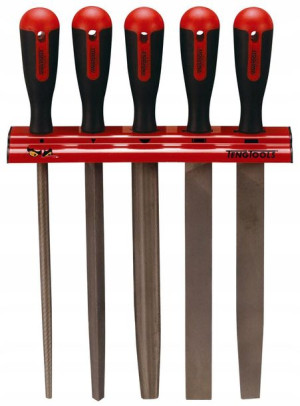 Zestaw pilników na wieszaku Teng Tools WRFL05