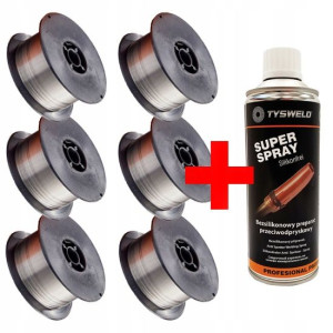 Tysweld Drut Samoosłonowy 0,8mm 6kg GRATIS ZESTAW