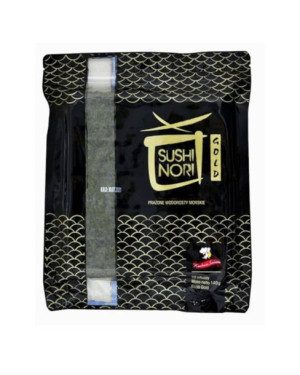 Glony Nori do sushi Gold Prażone Wodorosty Morskie 50 arkuszy