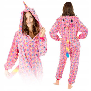 Jednorożec Gwiazdy Pegaz Piżama Kigurumi Onesie M