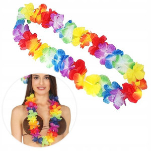Naszyjnik Hawajski Kolorowy Kwiaty Aloha Party