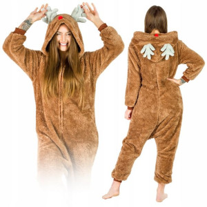 Kigurumi Onesie Dres Piżama Kombinezon Renifer Xl