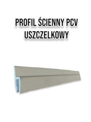 Profil ścienny PCV 2m uszczelkowy (sufit napinany)