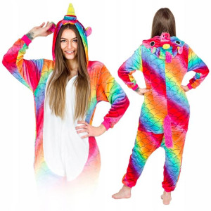 Unicorn Jednorożec Piżama Kigurumi Onesie S