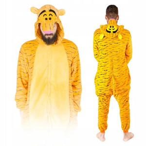 Tygrys Kigurumi Onesie dres piżama kombinezon XL