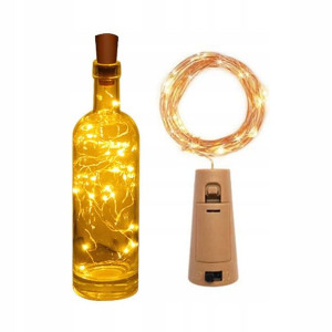 Lampki 20 Led Korek Do Butelki Druciki Dekoracyjne