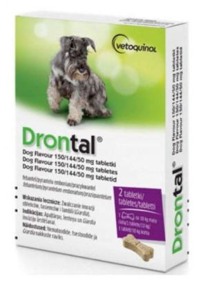 Drontal Tabletki Dla Psów 2szt