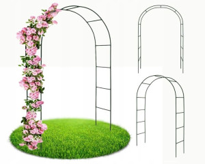 Pergola ogrodowa łuk drabinka na róże kwiaty