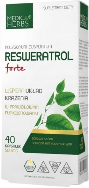 Medica RESVERATROL czystego 250mg resweratrol