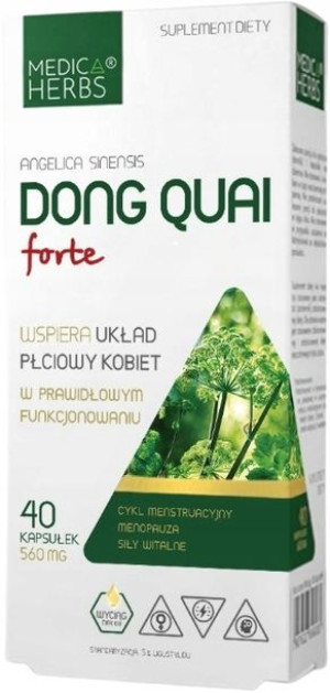 Medica Herbs DONG QUAI FORTE Dla kobiet MENOPAUZA
