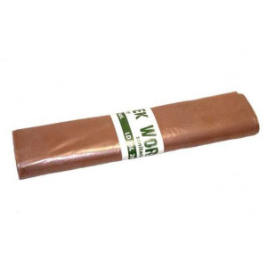 WORKI na śmieci 35L LDPE z mocnej folii CZERWONE rolka 20szt.