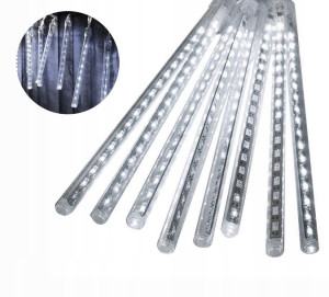 Padający Śnieg 192 Led Meteory Lampki Choinkowe