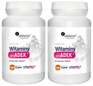 Aliness Adek Complex Witamina A D E K2 Mk-7 120k.