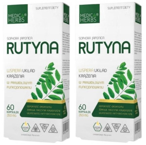 Medica Herbs Rutyna Antyoksydant Serce 2x60kaps.