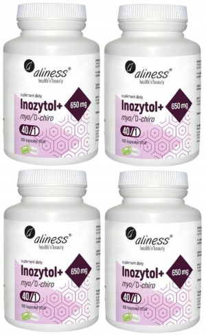 Aliness INOZYTOL Myo-Inozytol D-chiro Stres Mózg