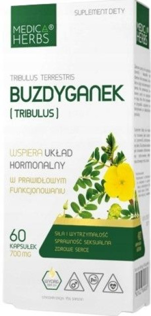 Tribulus Buzdyganek TESTOSTERON libido Medica Herb