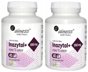 Aliness Inozytol+ myo/D-chiro 40:1 650mg 2x100kaps