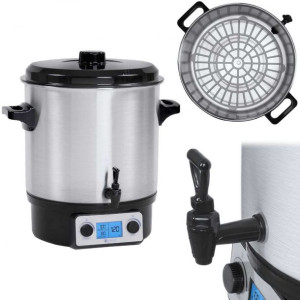 Podgrzewacz Warnik Do Grzańca Z Kranem Lcd 27l