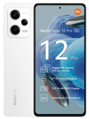 Xiaomi Redmi Note 12 Pro 5G Dual Sim 6GB RAM 128GB - White