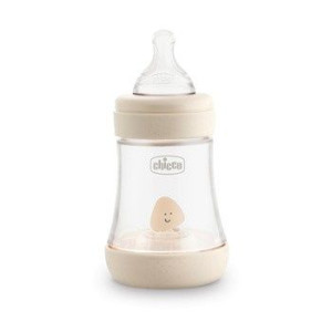 Chicco Butelka Perfect5 0m+ 150 ml wolny przepływ, beżowa